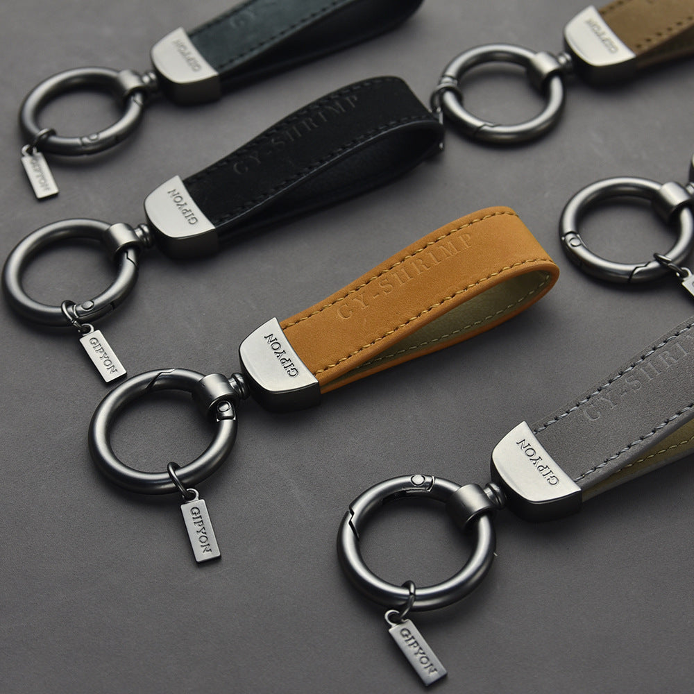 Car Key Ring Genuine Leather Pendant