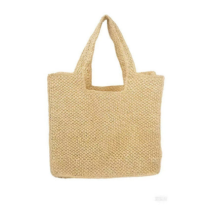 Bolsa tejida de paja para las fiestas