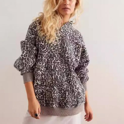 Sudadera con capucha para mujer con impresión 3D de moda