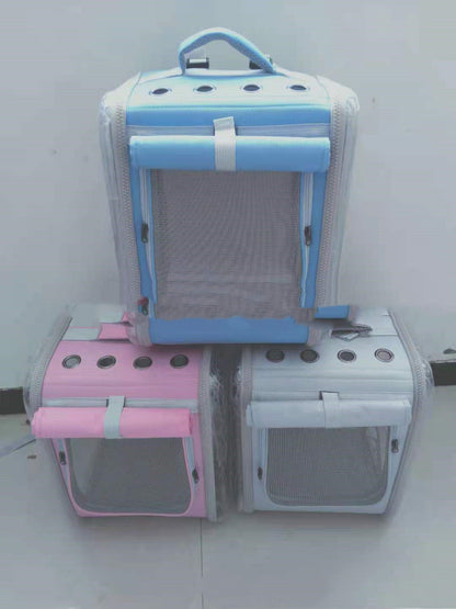 Bolsa transpirable Space Capsule para gatos, suministros portátiles para mascotas