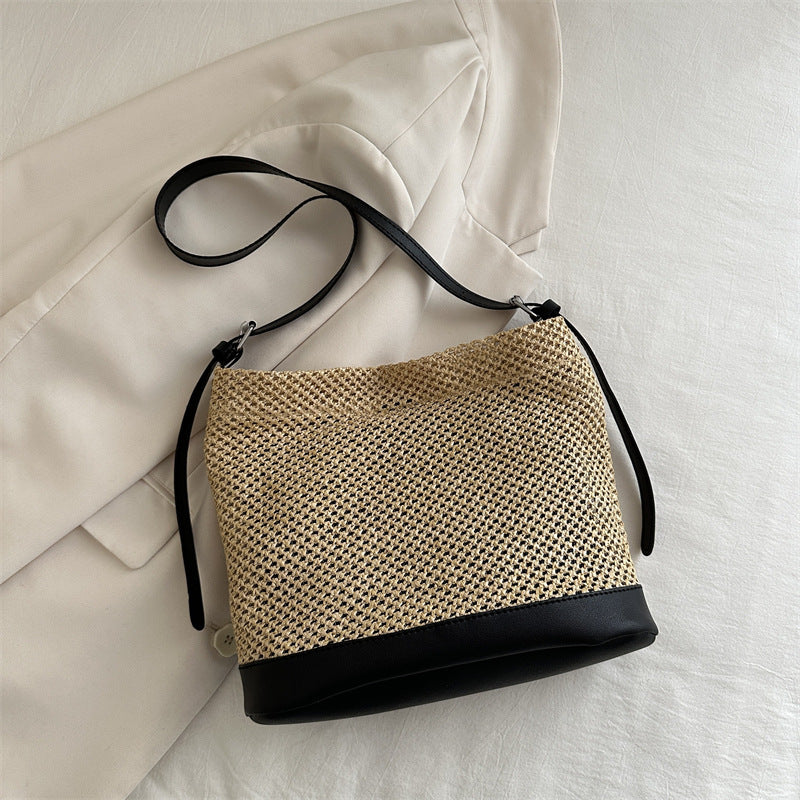 Seaside Vacation Beach Woven Straw Bag