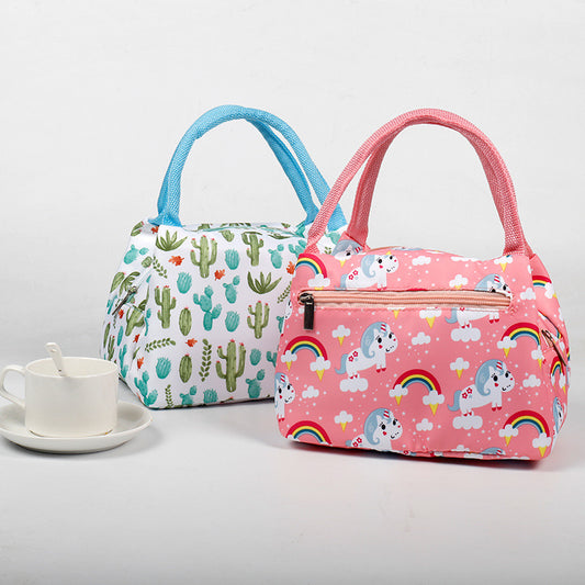 Insulation Bag Portable Lunch Bag Thickened Rice Bag Oxford Cloth Lunch Box