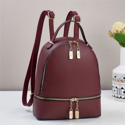 Reisetasche aus weichem Leder mit großem Fassungsvermögen
