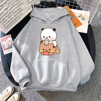 Bubu und Dudu Hoodies für Frauen Ästhetische Grafik Spaß Kawaii
