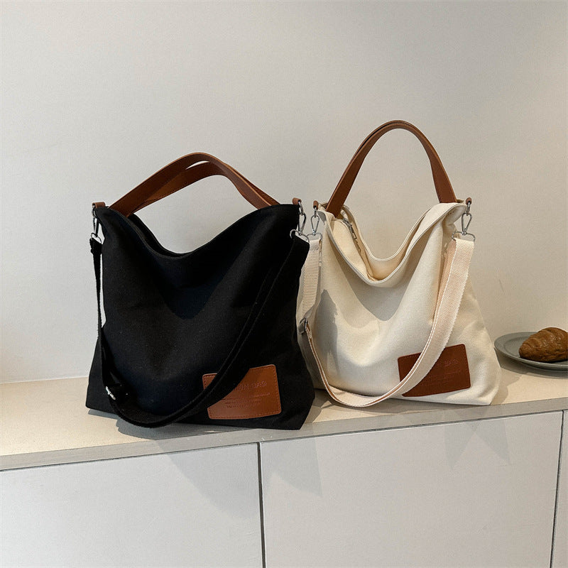 Timeless Canvas Shoulder Tote