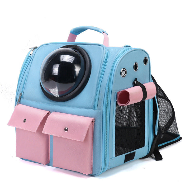 Extendable Pet Backpack Cabin Cat Out Large Capacity Dog Bag