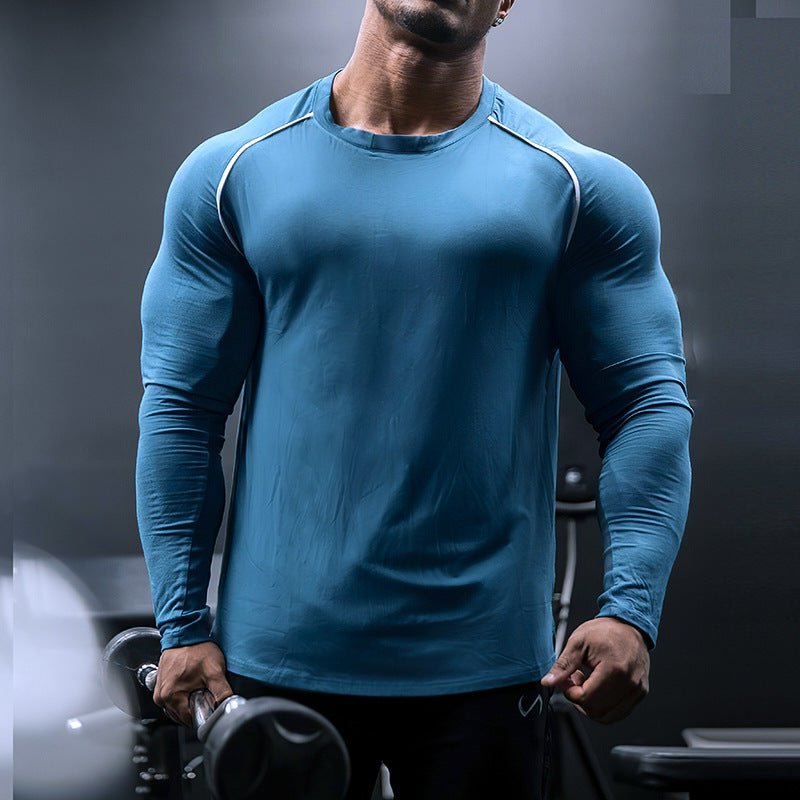Men's Sports Long Sleeve Panel Shapewear - BAGMODA