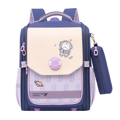 One Piece Dropshipping Grundschüler Schultasche Jungen und Mädchen Entlastung Wirbelsäulenschutz