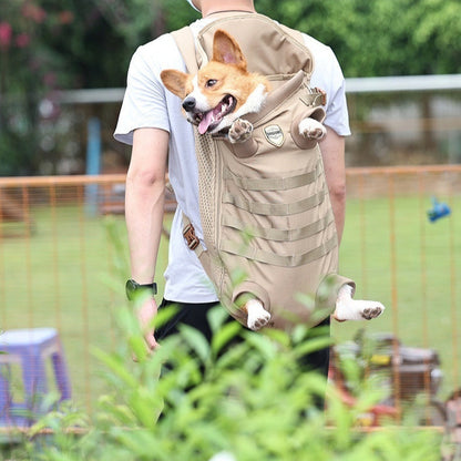 Mochila transpirable especial para perros medianos