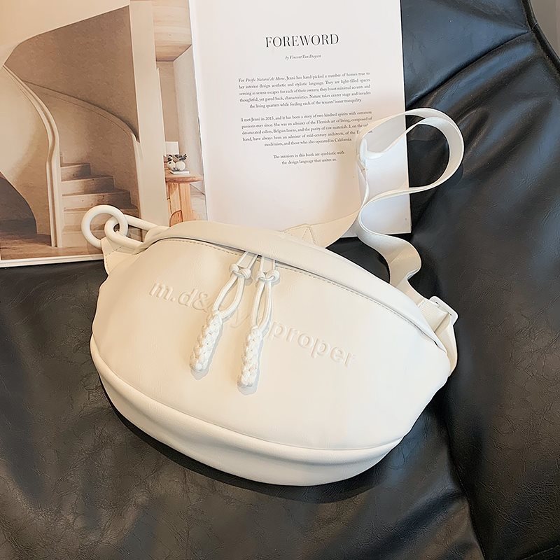 White Chest Crossbody Bag