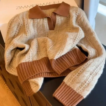 Retro Twist Strickwaren für Damen Inner Wear Base Soft And Lazy