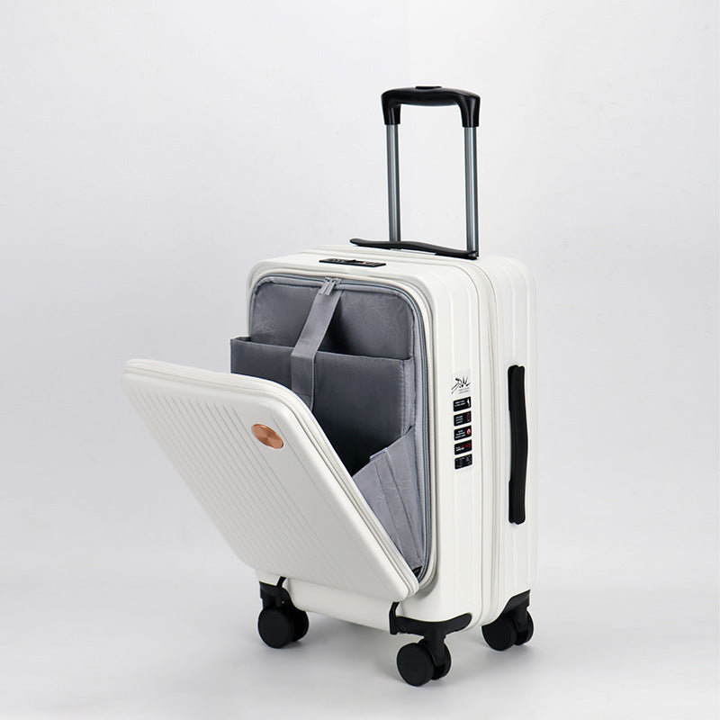 Drop-resistant Zipper Trolley Student Luggage
