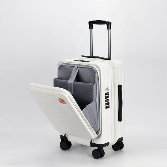 Drop-resistant Zipper Trolley Student Luggage