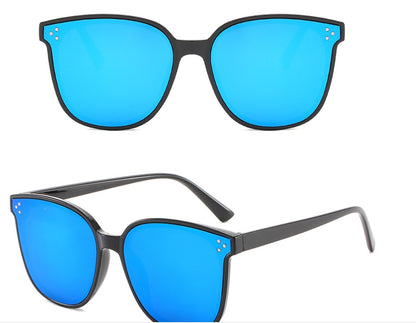 Gafas de sol rectangulares para mujer, gafas de sol cuadradas sin montura