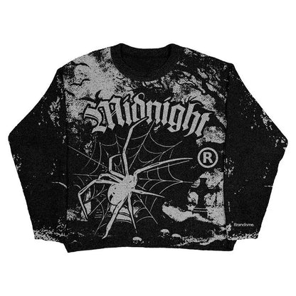Street Knitwear Bedruckte Herbstpullover