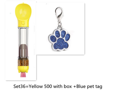 Vaso de agua multifuncional para mascotas Para llevar con el perro