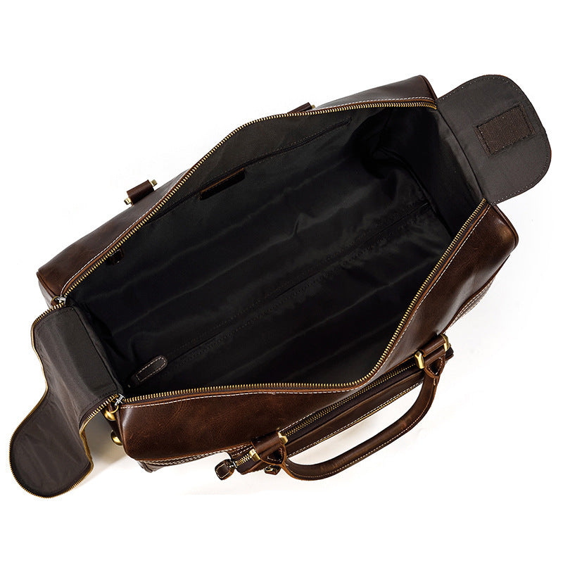 Leather Business Travel Handbag