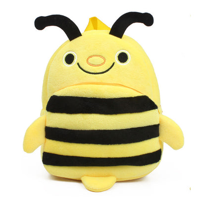 Adorables libros pequeños para niños y niñas de 1 a 2 años para evitar la pérdida de dibujos animados Bolsa de peluche Cuerda de tracción para bebé de una pieza