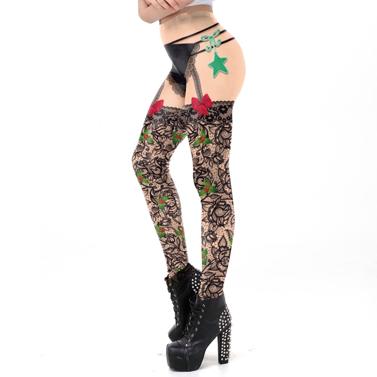 3D Digital Printed Stretch Skinny Sexy Yoga Pants