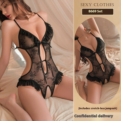 Lencería sexy mono abierto sexy
