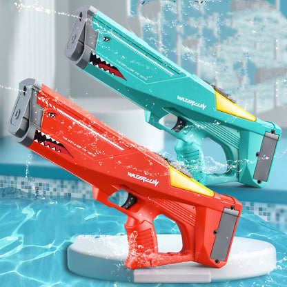 Pistola de agua eléctrica automática de alta presión para niños, juguete de playa para exteriores, verano, fiesta en la piscina