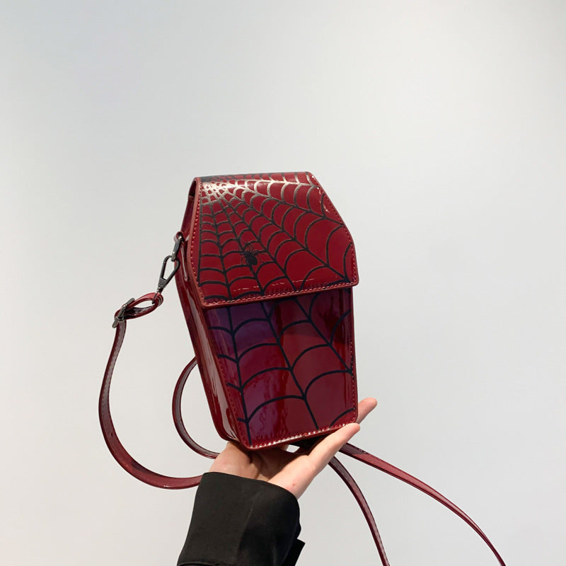 Spider Print Crossbody
