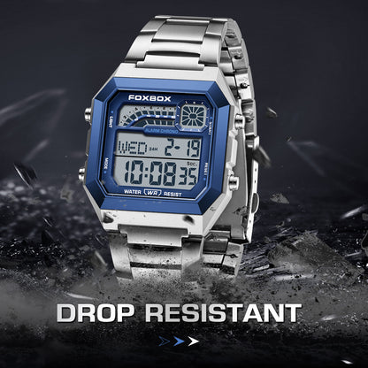 Neue quadratische elektronische Sport-Outdoor-wasserdichte Uhr für Männer und Frauen