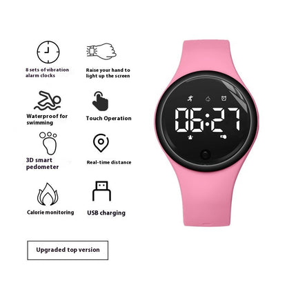Reloj electrónico para estudiantes de secundaria, masculino y femenino, con alarma y vibración silenciosa.