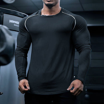 Men's Sports Long Sleeve Panel Shapewear - BAGMODA