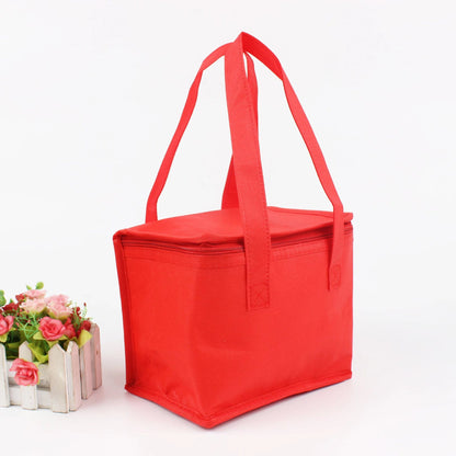 Bolsa de almuerzo portátil con aislamiento, porta bebidas, bolsas térmicas, bolsa de entrega de alimentos