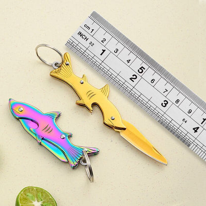Llavero colgante cuchillo plegable portátil