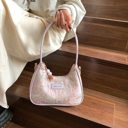 Bolso de mano de moda francesa para llevar al hombro o debajo del brazo