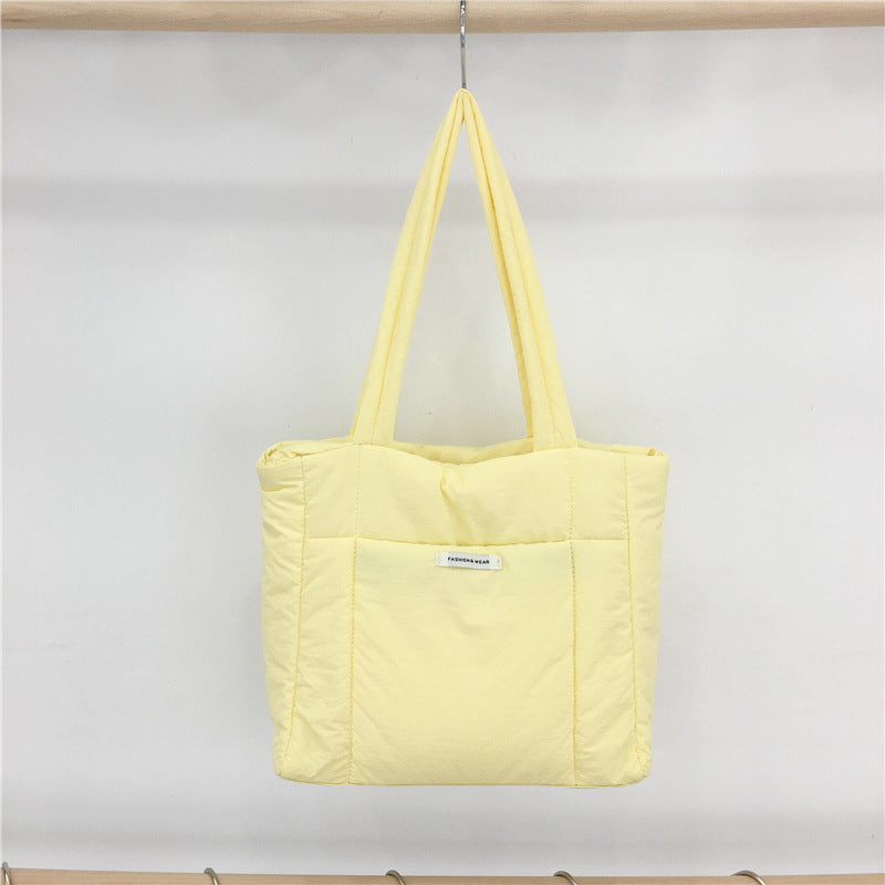 Nylon Canvas Shoulder Bag