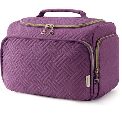 Neceser de viaje para cosméticos, portátil, impermeable, con gancho