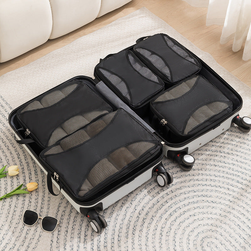 Travel Compressed Storage Set Luggage Organizing Folders Large Capacity Travel Business Trip Storage Bag