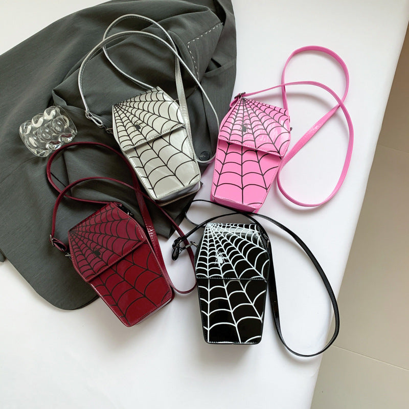Spider Print Crossbody