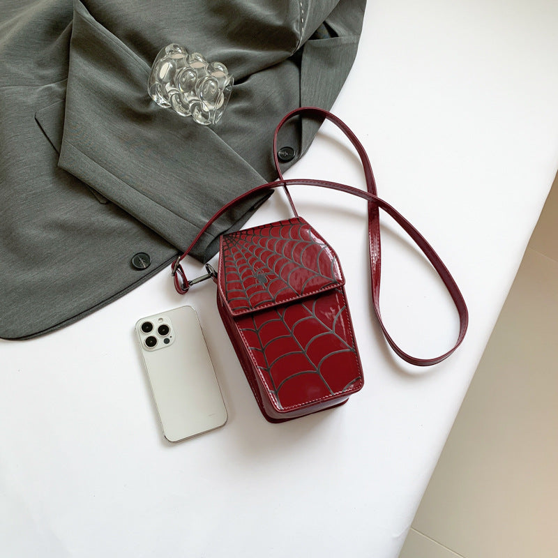 Spider Print Crossbody