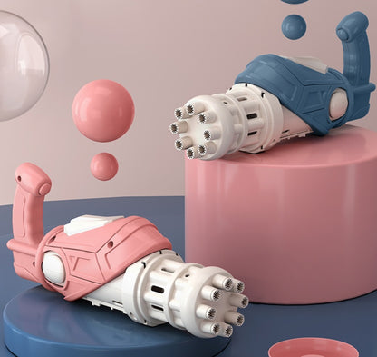 La máquina de burbujas para niños no gotea por sus ocho agujeros