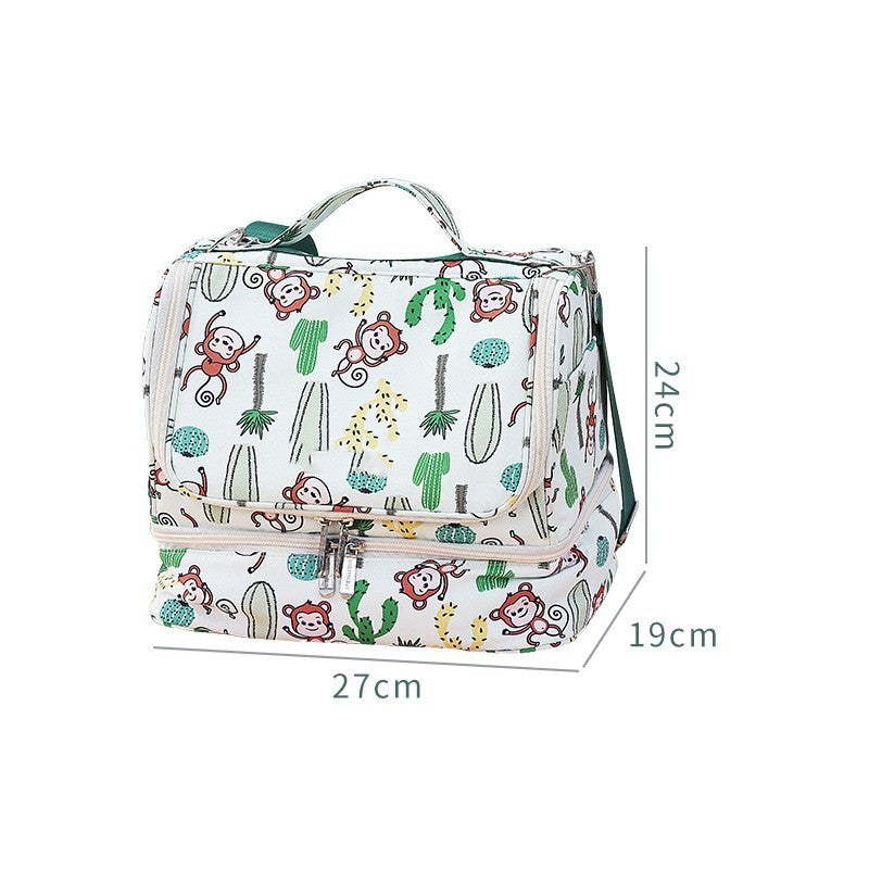 Students Carry Insulated Lunch Bag With Rice Preservation Bag