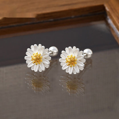 S999 Silber Mori Fashion Kleine Ohrstecker für Frauen