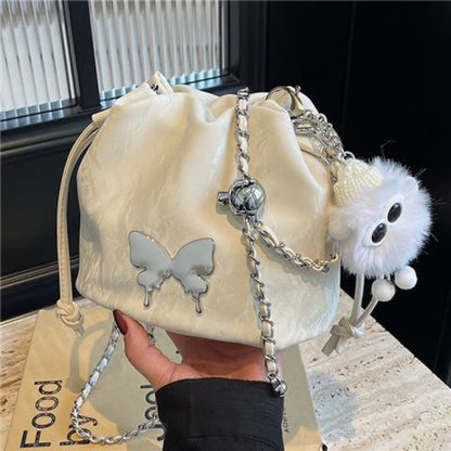 Designer-Umhängetasche mit Kette