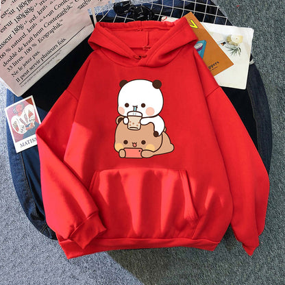 Bubu und Dudu Hoodies für Frauen Ästhetische Grafik Spaß Kawaii