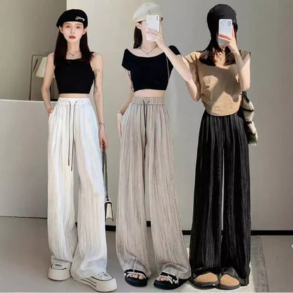 Pantalones anchos de verano para mujer