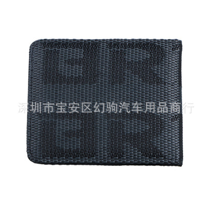 Cartera corta de tela modificada para coche de carreras