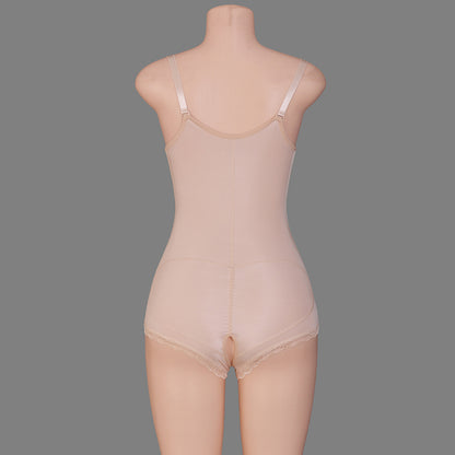 Faja moldeadora de una pieza con cremallera, ropa interior moldeadora posparto