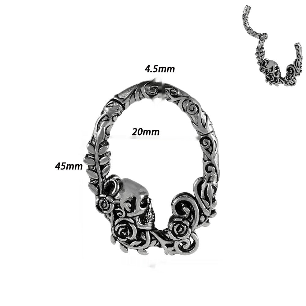 Fashion Sharp Cone Round Magnet Ear Extender