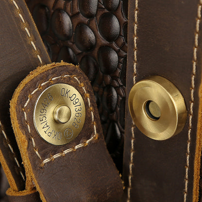 Trendige Reisetasche aus Leder