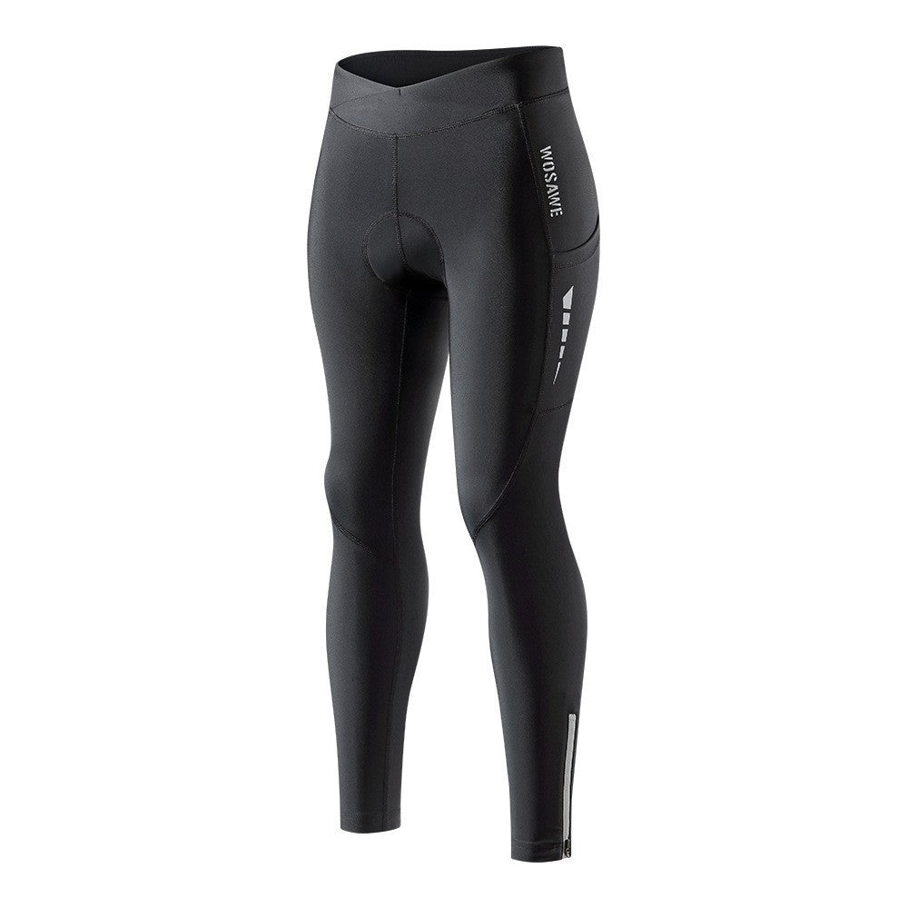 Pantalones de ciclismo con amortiguación de silicona transpirable y de secado rápido