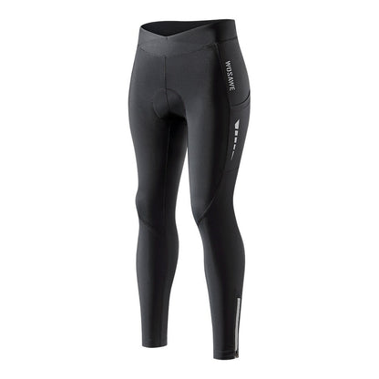 Pantalones de ciclismo con amortiguación de silicona transpirable y de secado rápido