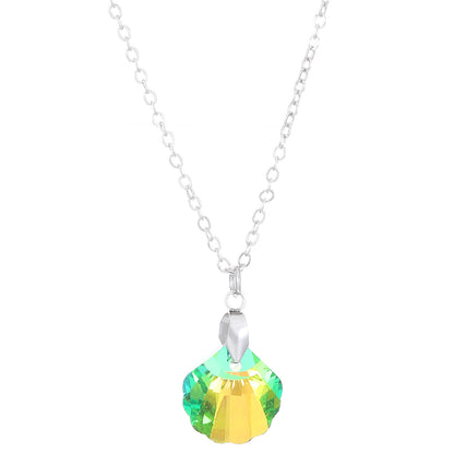 Collar con colgante de gota de agua azul HAILANG Sun para mujer